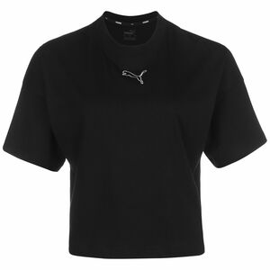 Cropped T-Shirt Damen, schwarz, zoom bei OUTFITTER Online