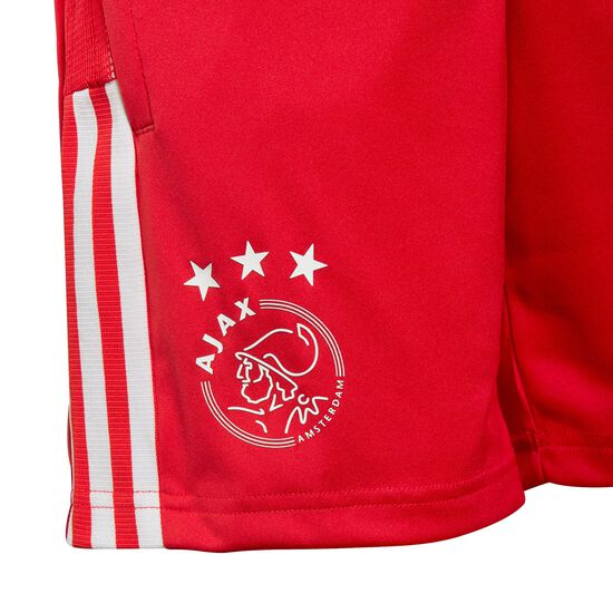 Ajax Amsterdam Trainingsshorts Kinder, rot / weiß, zoom bei OUTFITTER Online
