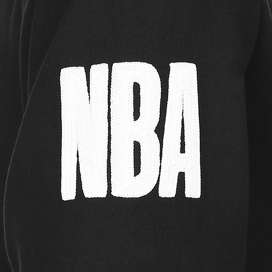 NBA Bold Logo Chicago Bulls Kapuzenpullover, schwarz / rot, zoom bei OUTFITTER Online
