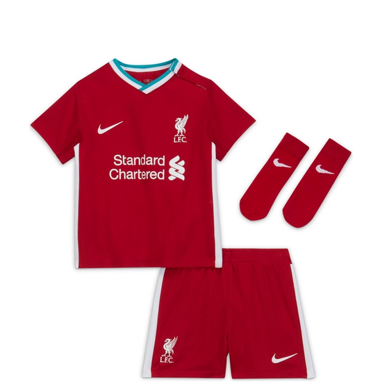 FC Liverpool Minikit Home 2020/2021 Kleinkinder, rot / weiß, zoom bei OUTFITTER Online