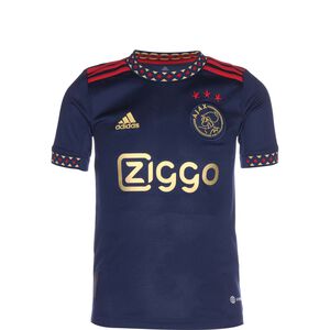 Ajax Amsterdam Trikot Away 2022/2023 Kinder, dunkelblau, zoom bei OUTFITTER Online