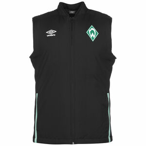 SV Werder Bremen Padded Weste Herren, schwarz / grün, zoom bei OUTFITTER Online