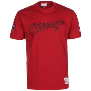 NBA Chicago Bulls T-Shirt Herren, rot / dunkelrot, zoom bei OUTFITTER Online