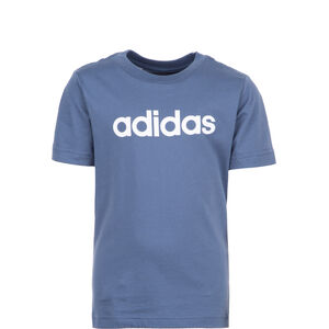 Essentials Linear T-Shirt Kinder, blau / weiß, zoom bei OUTFITTER Online