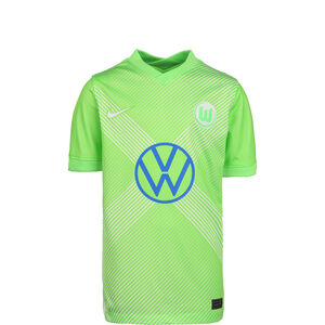 VfL Wolfsburg Trikot Home Stadium 2020/2021 Kinder, hellgrün / weiß, zoom bei OUTFITTER Online