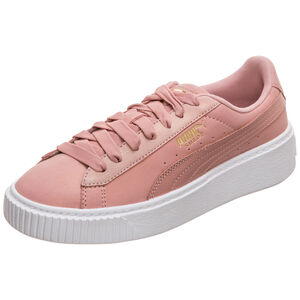 Suede Platform Shimmer Sneaker Damen, rosa / weiß, zoom bei OUTFITTER Online