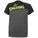 Street T-Shirt Herren, dunkelgrau / neongelb, zoom bei OUTFITTER Online