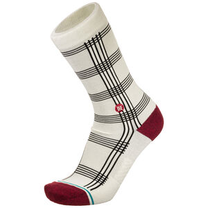 Rat Plaid Socken, weiß / rot, zoom bei OUTFITTER Online