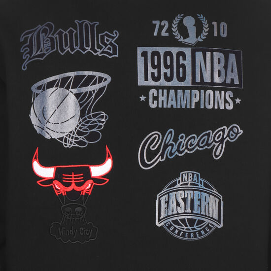 NBA Chicago Bulls Mix Up Kapuzenpullover Herren, schwarz, zoom bei OUTFITTER Online