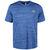 3-Streifen Trainingsshirt Herren, blau, zoom bei OUTFITTER Online