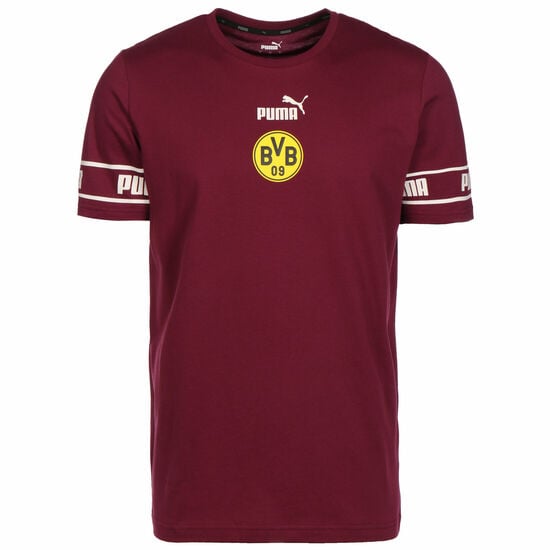 Borussia Dortmund BVB ftblCulture T-Shirt Herren, bordeaux / gelb, zoom bei OUTFITTER Online