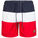 Color Block Swim Short Herren, rot / blau / weiß, zoom bei OUTFITTER Online