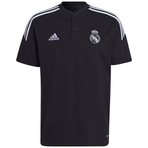 Real Madrid Poloshirt Herren, schwarz / weiß, zoom bei OUTFITTER Online