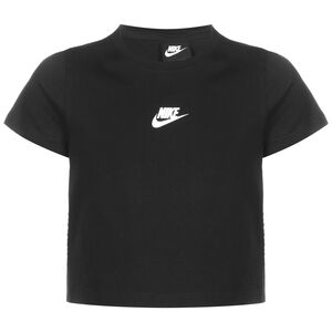 Repeat Crop T-Shirt Kinder, schwarz / weiß, zoom bei OUTFITTER Online