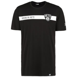 NBA Brooklyn Nets Team Logo T-Shirt Herren, schwarz / weiß, zoom bei OUTFITTER Online