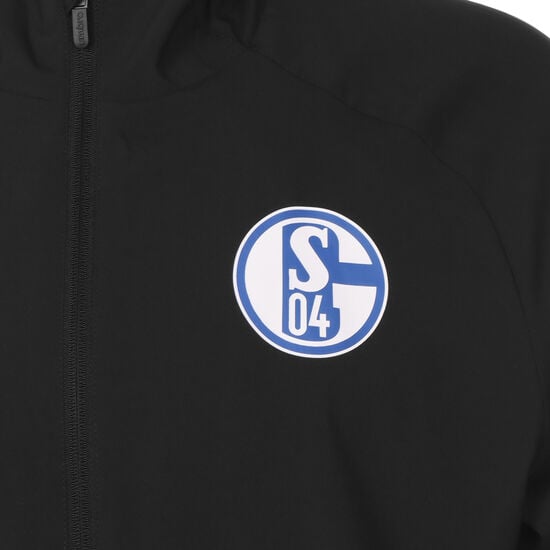 FC Schalke 04 Regenjacke Herren, schwarz / blau, zoom bei OUTFITTER Online