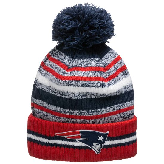 NFL New England Patriots Sideline Bobble Knit Mütze, , zoom bei OUTFITTER Online