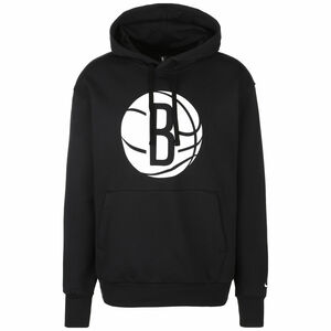 NBA Brooklyn Nets Essential Logo Kapuzenpullover Herren, schwarz / weiß, zoom bei OUTFITTER Online