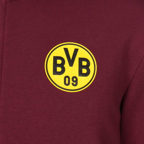 Borussia Dortmund BVB ftblCulture Trainingsjacke Herren, bordeaux / gelb, zoom bei OUTFITTER Online