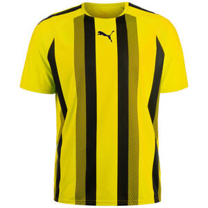TeamLIGA Striped Fußballtrikot Herren, gelb / schwarz, zoom bei OUTFITTER Online