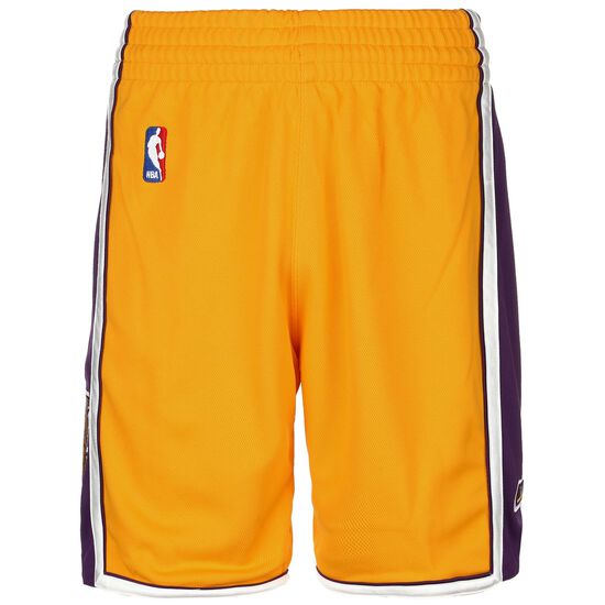 NBA Los Angeles Lakers Kobe Bryant Authentic Shorts 2009/2010 Herren, gelb / lila, zoom bei OUTFITTER Online