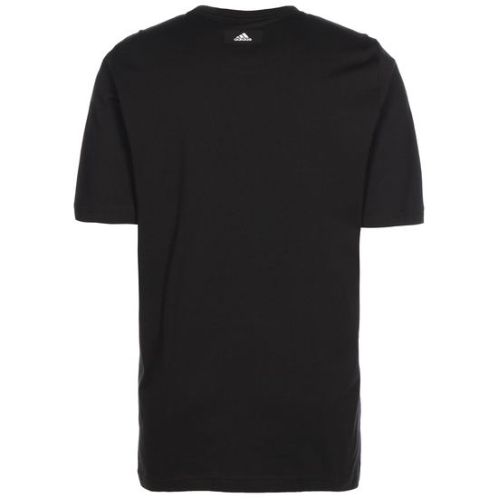 Logo T-Shirt Herren, schwarz / weiß, zoom bei OUTFITTER Online