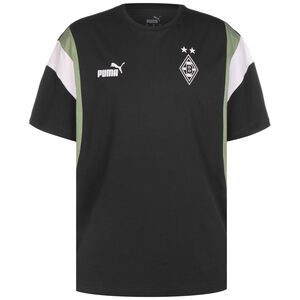 Borussia Mönchengladbach FtblArchive T-Shirt Herren, dunkelgrau / hellgrün, zoom bei OUTFITTER Online