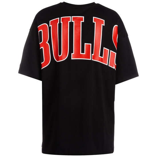 NBA Chicago Bulls Infill Logo T-Shirt Herren, schwarz / rot, zoom bei OUTFITTER Online