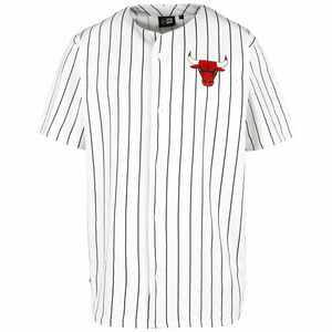 NBA Chicago Bulls Pinstripe Trikot Herren, weiß / schwarz, zoom bei OUTFITTER Online