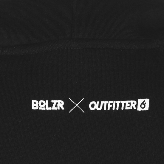 Bolzr x OUTFITTER Frankfurt Kapuzenpullover Herren, schwarz, zoom bei OUTFITTER Online