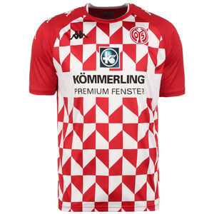 1. FSV Mainz 05 Trikot Home 2021/2022 Herren, rot / weiß, zoom bei OUTFITTER Online
