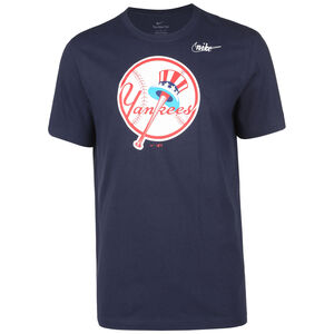 MLB New York Yankees Cooperstown Logo T-Shirt Herren, dunkelblau / weiß, zoom bei OUTFITTER Online