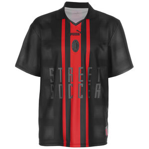 AC Mailand Street Soccer Trikot Herren, schwarz / rot, zoom bei OUTFITTER Online