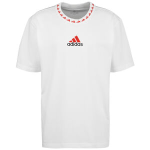 FC Bayern München Icon T-Shirt Herren, weiß / rot, zoom bei OUTFITTER Online