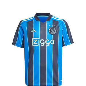 Ajax Amsterdam Trikot Away 2021/2022 Kinder, blau / dunkelblau, zoom bei OUTFITTER Online