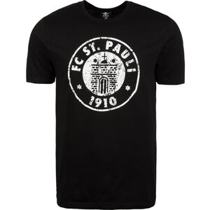 FC St. Pauli Logo T-Shirt Herren, Schwarz, zoom bei OUTFITTER Online