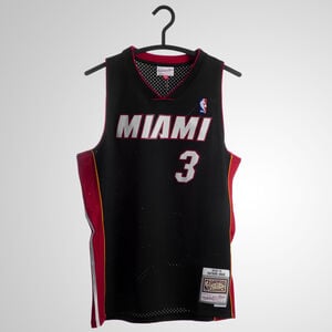 NBA Miami Heat Dwayne Wade Black Trikot Herren, schwarz / rot, zoom bei OUTFITTER Online