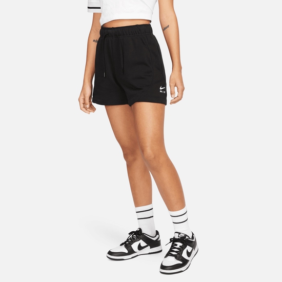 Air Fleece Shorts Damen, schwarz / weiß, zoom bei OUTFITTER Online