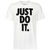 Icon Just Do It T-Shirt Herren, weiß / schwarz, zoom bei OUTFITTER Online