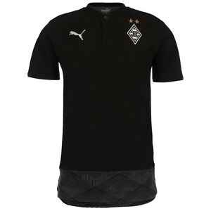 Borussia Mönchengladbach Casuals Poloshirt Herren, schwarz / weiß, zoom bei OUTFITTER Online