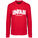 Classic Label Crewneck Sweatshirt Herren, rot / weiß, zoom bei OUTFITTER Online