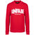 Classic Label Crewneck Sweatshirt Herren, rot / weiß, zoom bei OUTFITTER Online