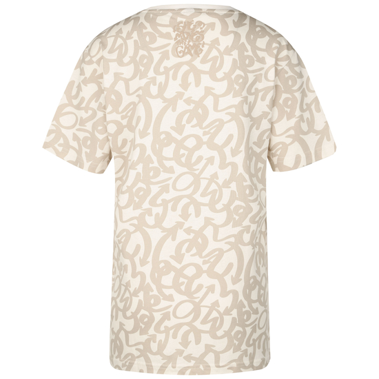 SHE MOVES THE GAME T-Shirt Damen, beige / weiß, zoom bei OUTFITTER Online