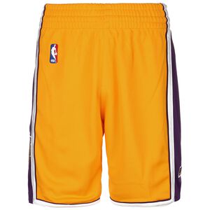 NBA Los Angeles Lakers Kobe Bryant Authentic Shorts 2009/2010 Herren, gelb / lila, zoom bei OUTFITTER Online