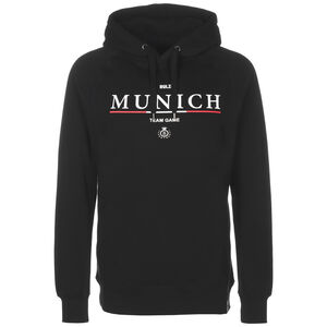 Munich Kapuzenpullover Herren, schwarz / weiß, zoom bei OUTFITTER Online
