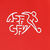 SVF Schweiz Trainingsshirt Herren, rot / weiß, zoom bei OUTFITTER Online