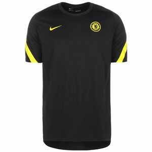 FC Chelsea Strike Trainingsshirt Herren, schwarz / gelb, zoom bei OUTFITTER Online