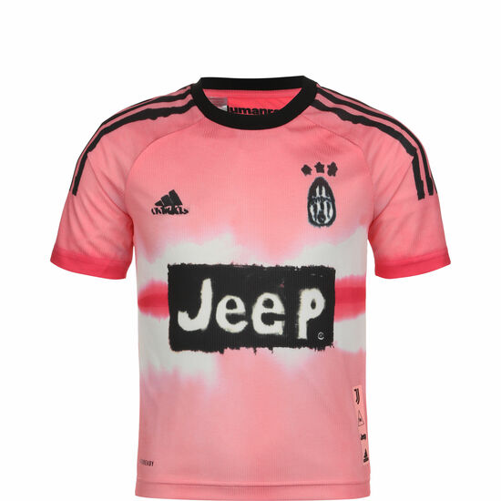 Juventus Turin Human Race FC Trikot Kinder, rosa / schwarz, zoom bei OUTFITTER Online