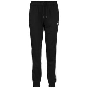 Essentials 3-Stripes Jogginghose Damen, schwarz / weiß, zoom bei OUTFITTER Online