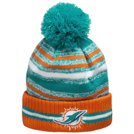 NFL Miami Dolphins Sideline Bobble Knit Mütze, , zoom bei OUTFITTER Online